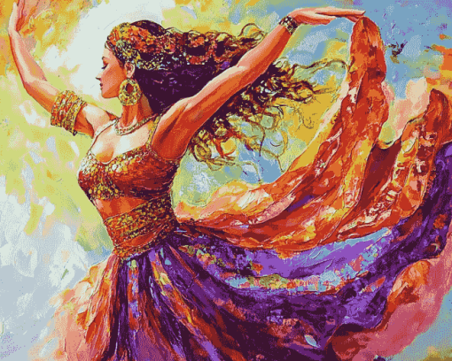 Belly Dancer Woman Diamond Painting