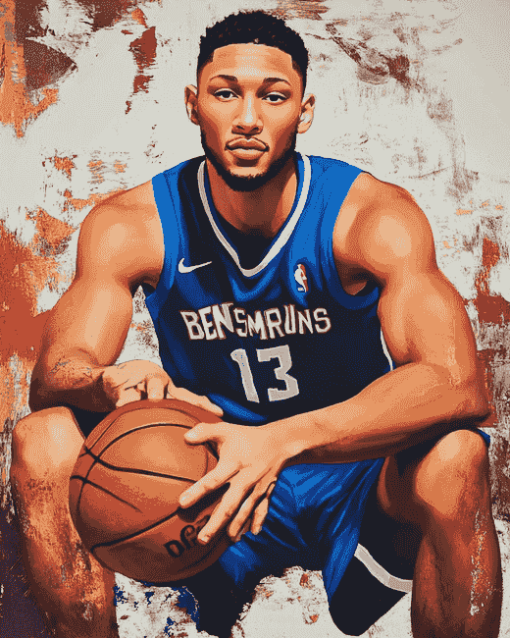 Ben Simmons Basketball Diamond Painting