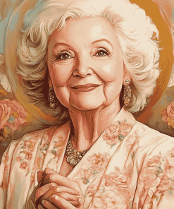 Betty White Iconic Women Diamond Painting