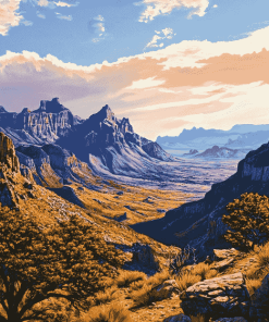 Big Bend National Park Scenic View Diamond Painting