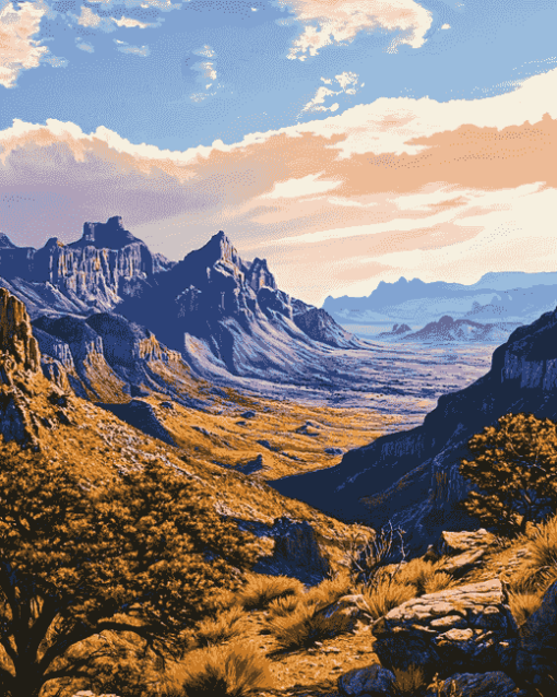 Big Bend National Park Scenic View Diamond Painting