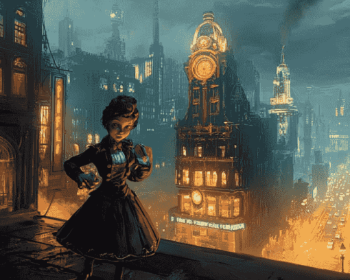 Bioshock Animation Style Diamond Painting