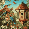 Bird House Gardens by Ciro Marchetti Diamond Painting