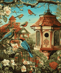 Bird House Gardens by Ciro Marchetti Diamond Painting