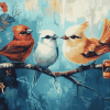 Birds Of The City Diamond Painting