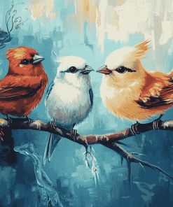 Birds Of The City Diamond Painting