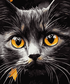 Black Cat Diamond Painting