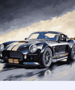 Black Ford Shelby Cobra Car Diamond Painting