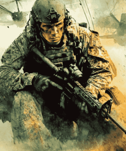 Black Hawk Down Film Characters Diamond Painting