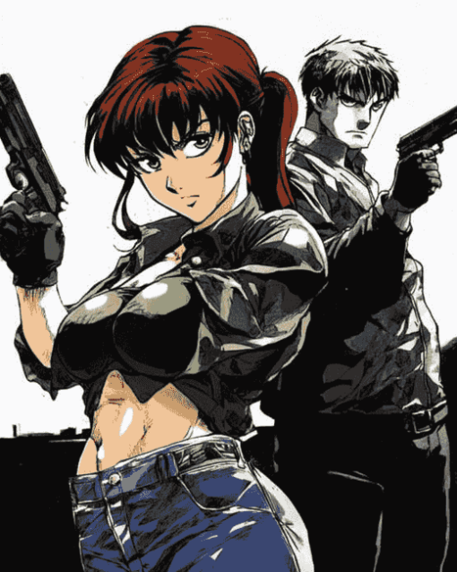 Black Lagoon Anime Adventure Diamond Painting