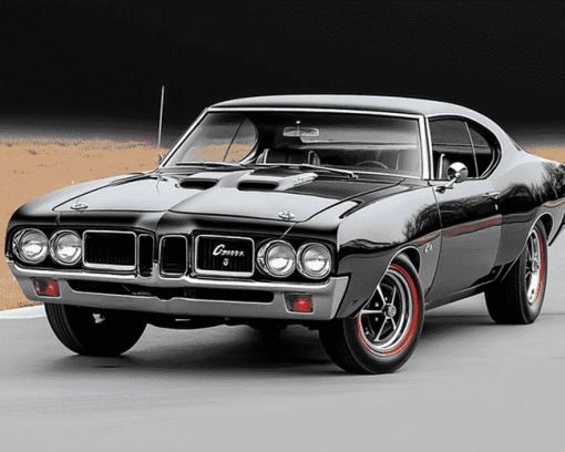 Black Pontiac Classic Diamond Painting