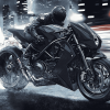 Black Streetfighter Motors Diamond Painting