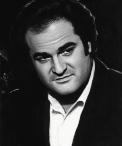 Black and White Jim Belushi Diamond Painting