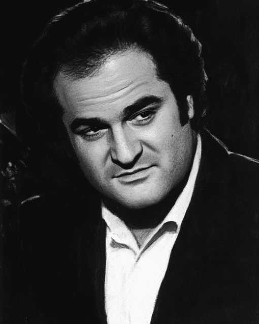 Black and White Jim Belushi Diamond Painting