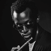 Black and White Miles Davis Diamond Painting