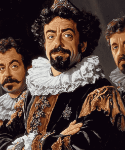 Blackadder Comedy Series Diamond Painting