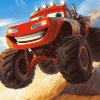 Blaze Monster Machines Animation Diamond Painting