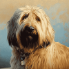 Blond Briard Puppies Diamond Painting