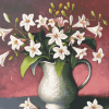 Blossoming Lilies in Jug Diamond Painting