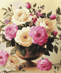 Blossoming Roses Diamond Painting