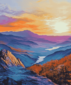 Blowing Rock Lakes Diamond Painting