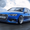 Blue Audi A4 Engines Diamond Painting