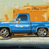 Blue C10 Chevy Truck Diamond Painting