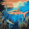 Blue Marlin Fish Diamond Painting