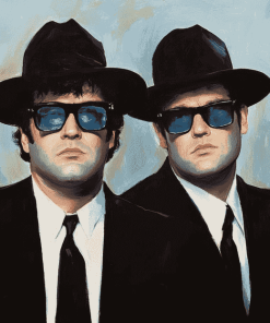 Blues Brothers Movie Characters Diamond Painting