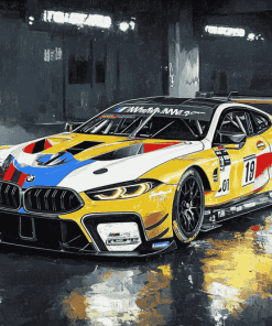 Bmw M8 Gte Engines Diamond Painting