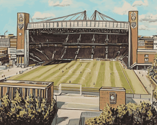 Boleyn Ground Stadium Diamond Painting