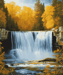 Bond Michigan Waterfall Diamond Painting