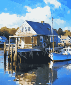 Boothbay Coastal Landscape Diamond Painting