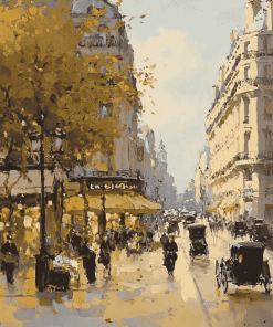 Boulevard Capucines Edouard Cortes Diamond Painting