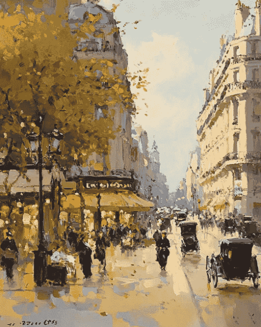 Boulevard Capucines Edouard Cortes Diamond Painting