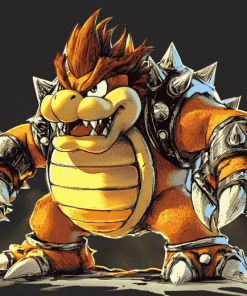 Bowser Cartoon Diamond Painting