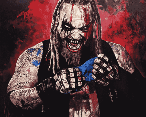 Bray Wyatt WWE Belt Diamond Painting