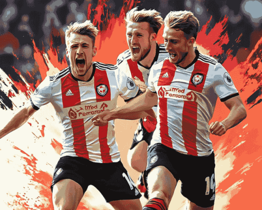 Brentford FC Stars Diamond Painting