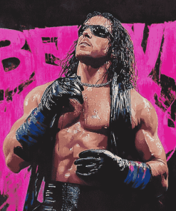 Bret Hart WWE Champion Diamond Painting