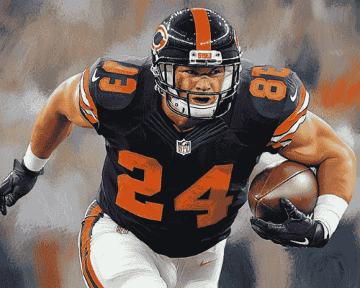 Brian Urlacher Football Legend Diamond Painting