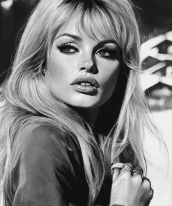 Bridget Bardot Monochrome Diamond Painting