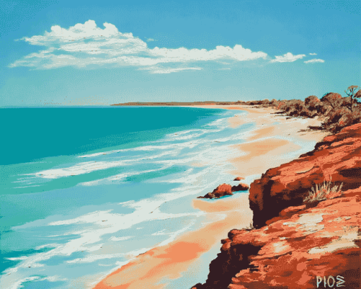 Broome Australia Seascape Diamond Painting