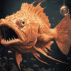 Brown Anglerfish Diamond Painting