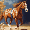 Brown Horse Diamond Painting