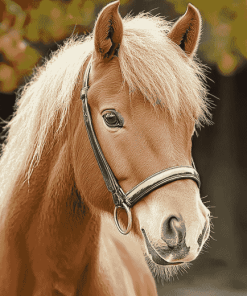 Brown Welsh Pony Horse Diamond Painting