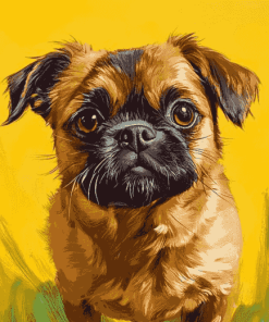 Brussels Griffon Dog Diamond Painting