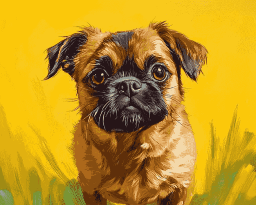 Brussels Griffon Dog Diamond Painting