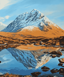 Buachaille Etive Mor Scenic Mountain Diamond Painting