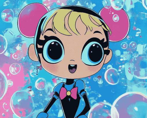 Bubbles Powerpuff Anime Diamond Painting