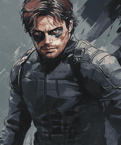 Bucky Barnes Avengers Diamond Painting